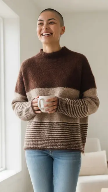 Garde-robe - Pull - Donker bruin
