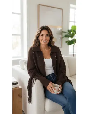 Garde-robe - Gilet - Donker bruin