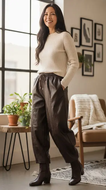 Garde-robe - Lange Broek - Donker bruin