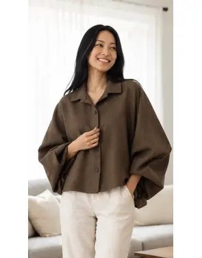 Garde-robe - Blouse - Taupe