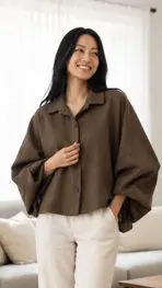 Garde-robe - Blouse - Taupe