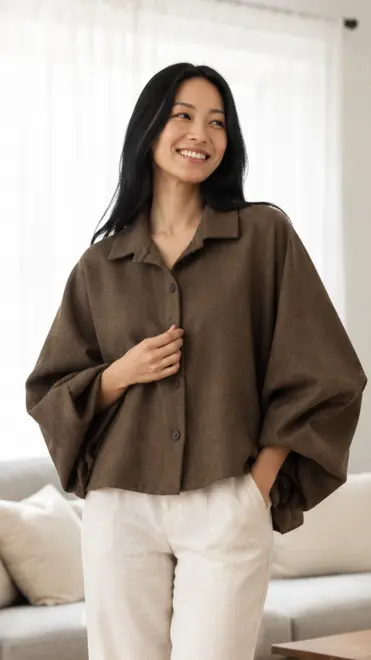 Garde-robe - Blouse - Taupe