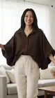 Garde-robe - Blouse - Donker bruin