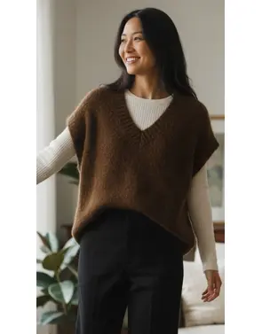 Garde-robe - Debardeur - Donker bruin