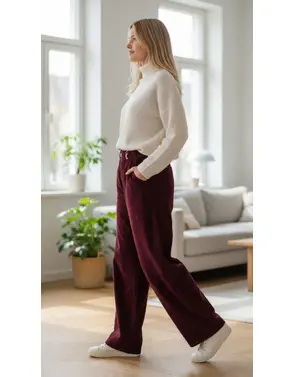 Garde-robe - Lange Broek - Bordeaux