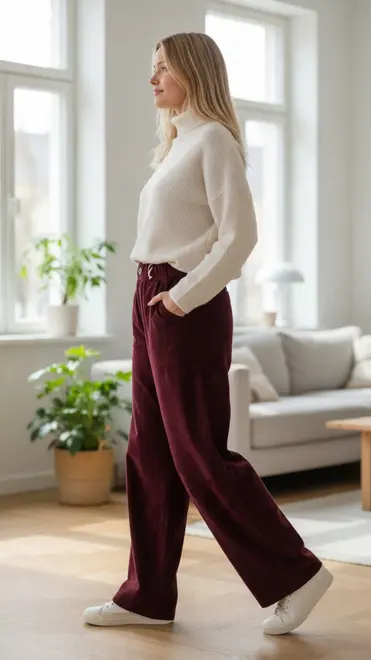 Garde-robe - Lange Broek - Bordeaux