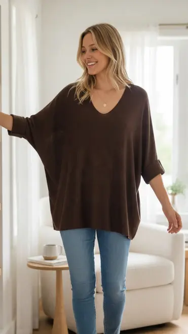 Garde-robe - Top - Donker bruin