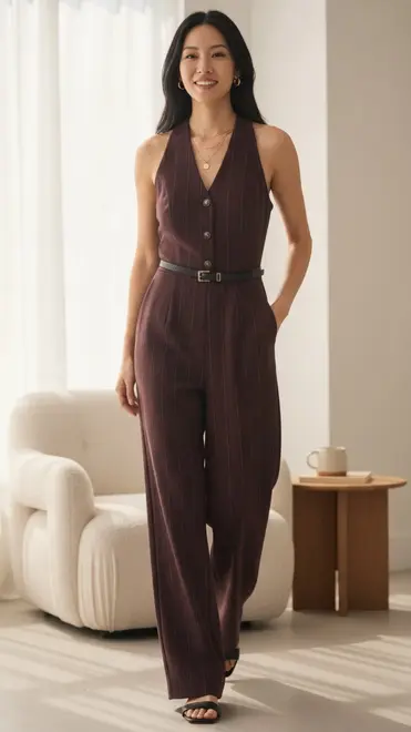 Garde-robe - Jumpsuit - Bordeaux