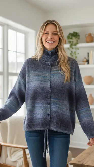 Garde-robe - Gilet - Blauw
