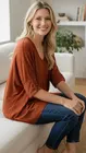 Garde-robe - Top - Donker oranje