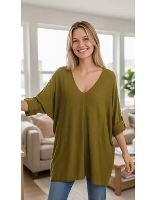 Garde-robe - Top - Olijf-groen