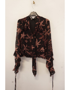 Garde-robe - Blouse - Zwart-roze