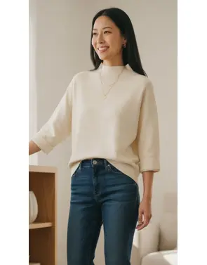 Garde-robe - Pull - Ecru