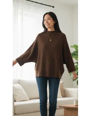 Garde-robe - Pull - Donker bruin