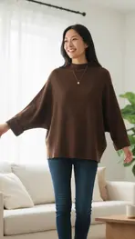 Garde-robe - Pull - Donker bruin