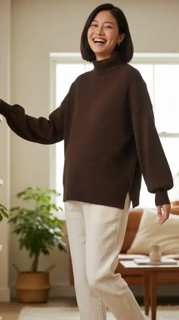Garde-robe - Gilet - Donker bruin