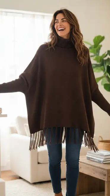 Garde-robe - Pull - Donker bruin