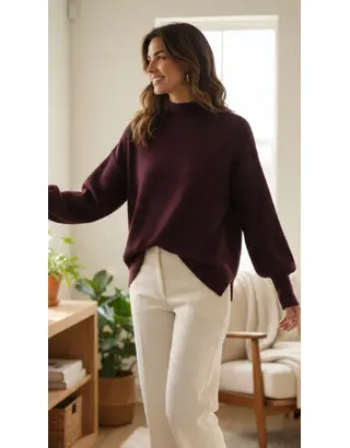 Garde-robe - Pull - Bordeaux