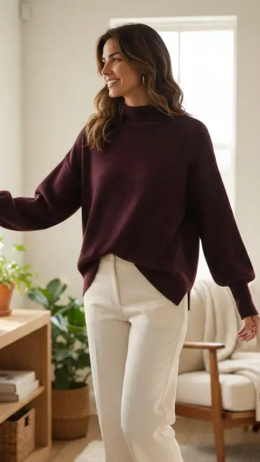 Garde-robe - Pull - Bordeaux