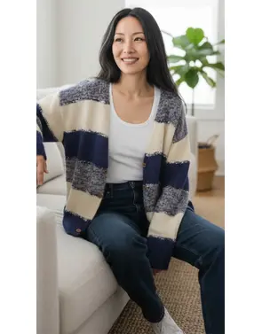Garde-robe - Gilet - Blauw