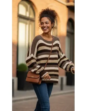 Garde-robe - Pull - Donker bruin