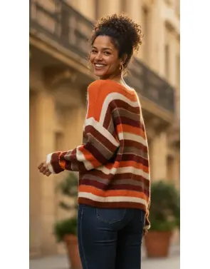Garde-robe - Pull - Donker oranje