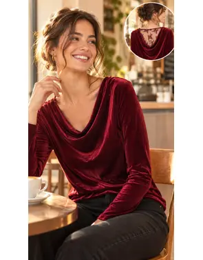 Garde-robe - Top - Bordeaux