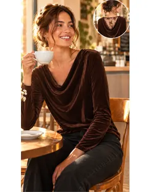Garde-robe - Top - Donker bruin