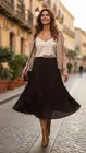 Garde-robe - Lange Rok - Donker bruin