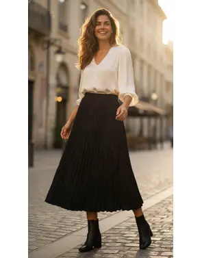 Garde-robe - Lange Rok - Marine