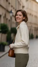 Garde-robe - Gilet - Ecru