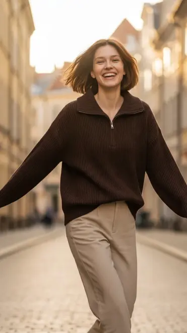 Garde-robe - Gilet - Donker bruin