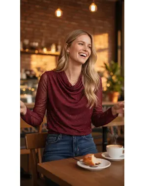 Garde-robe - Top - Bordeaux