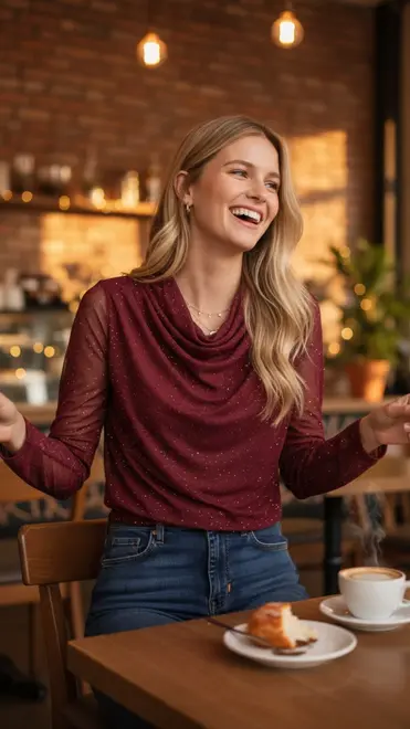 Garde-robe - Top - Bordeaux