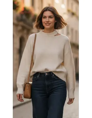 Garde-robe - Pull - Ecru