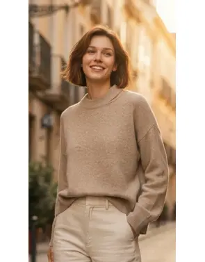 Garde-robe - Pull - Taupe