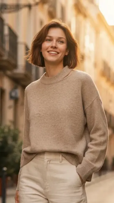 Garde-robe - Pull - Taupe