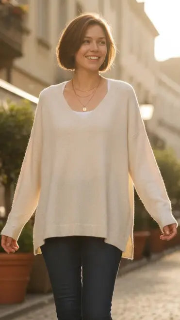 Garde-robe - Pull - Ecru