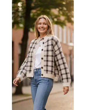 Garde-robe - Gilet - Ecru