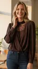 Garde-robe - Blouse - Bruin