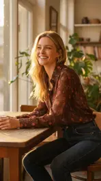 Garde-robe - Blouse - Donker oranje