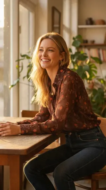 Garde-robe - Blouse - Donker oranje