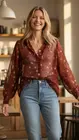 Garde-robe - Blouse - Rood