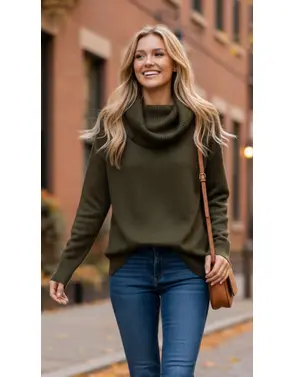 Garde-robe - Pull - Kaki