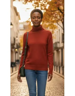 Garde-robe - Pull - Donker oranje