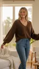 Garde-robe - Pull - Donker bruin