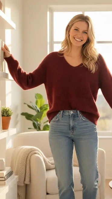 Garde-robe - Pull - Bordeaux