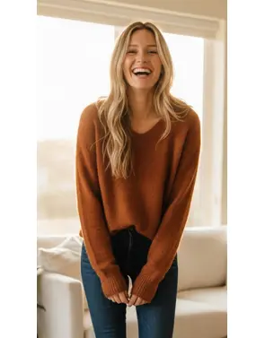 Garde-robe - Pull - Donker oranje
