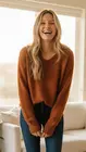 Garde-robe - Pull - Donker oranje