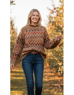 Garde-robe - Pull - Camel